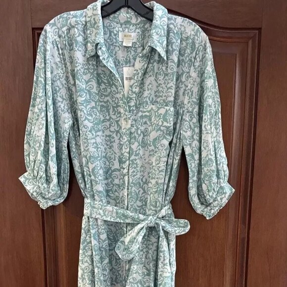 Anthropologie ~ The Irene Linen Shirt Dress by Maeve - Picture 3 of 6